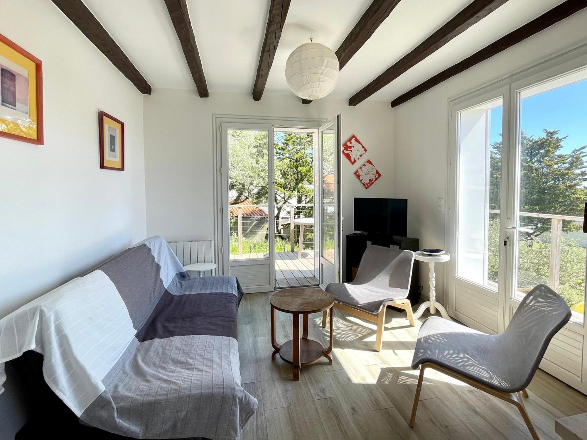 Maison Familiale Au Calme, Proche Plage, 9 Couchages, Terrasses, Wifi, Garage Velo - Bretignolles-Sur-Mer - Fr-1-231-203 Eksteriør billede