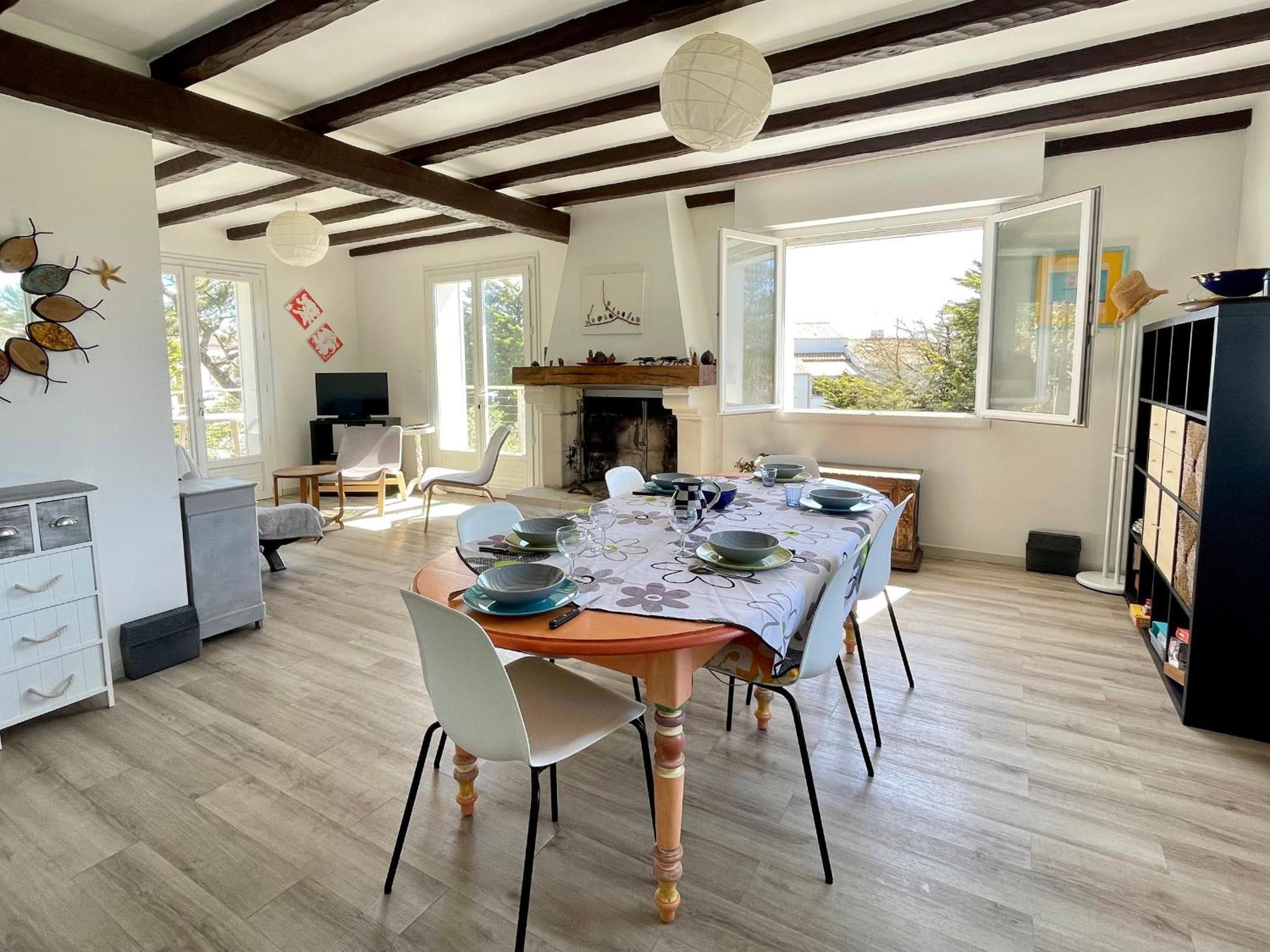 Maison Familiale Au Calme, Proche Plage, 9 Couchages, Terrasses, Wifi, Garage Velo - Bretignolles-Sur-Mer - Fr-1-231-203 Eksteriør billede
