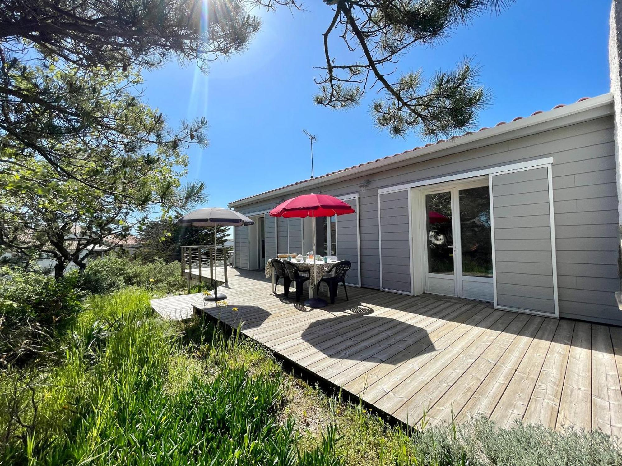 Maison Familiale Au Calme, Proche Plage, 9 Couchages, Terrasses, Wifi, Garage Velo - Bretignolles-Sur-Mer - Fr-1-231-203 Eksteriør billede